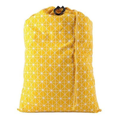 Borsa con cordoncino per biancheria resistente